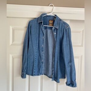 Vintage denim button down shirt